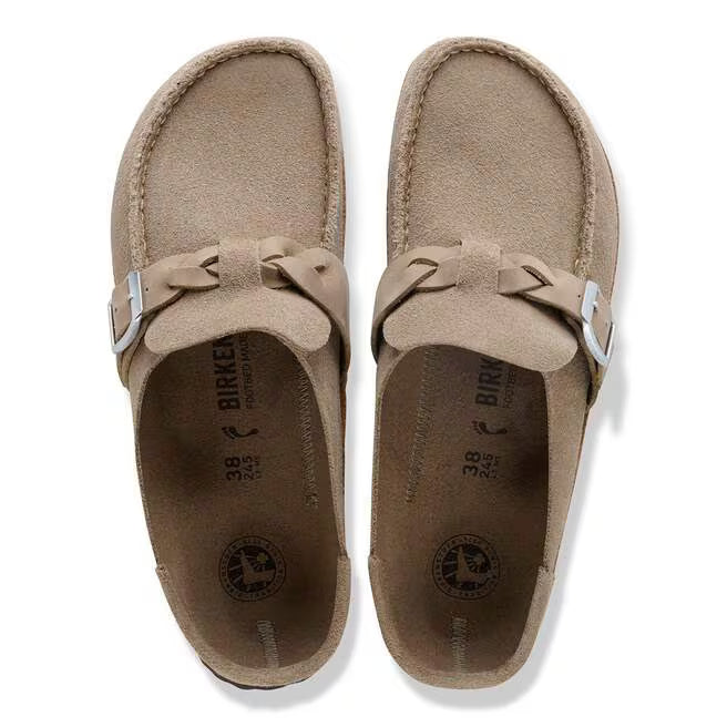 Birkenstock - Buckley Briaded - Taupe Suede Leather