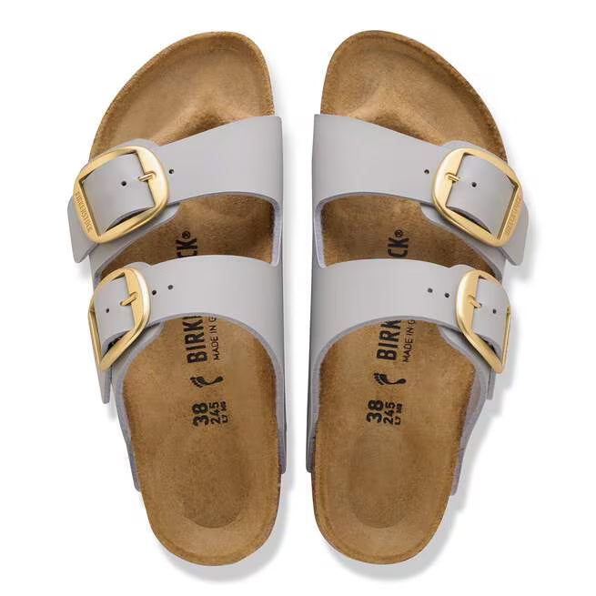 Birkenstock - Arizona Big Buckle - Stone Coin Birko Flor