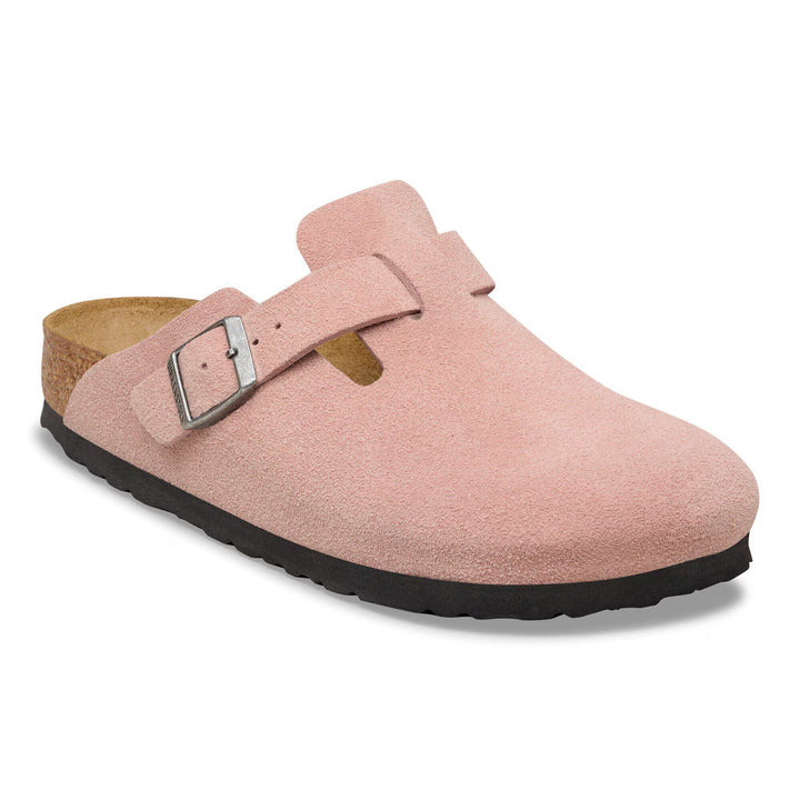 Birkenstock - Boston - Pink Clay Suede Leather