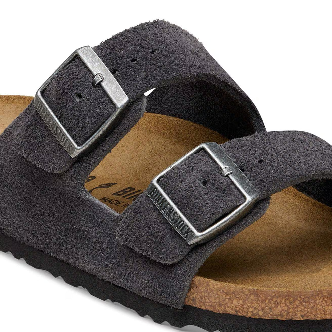 Birkenstock - Arizona - Charcoal Suede Leather