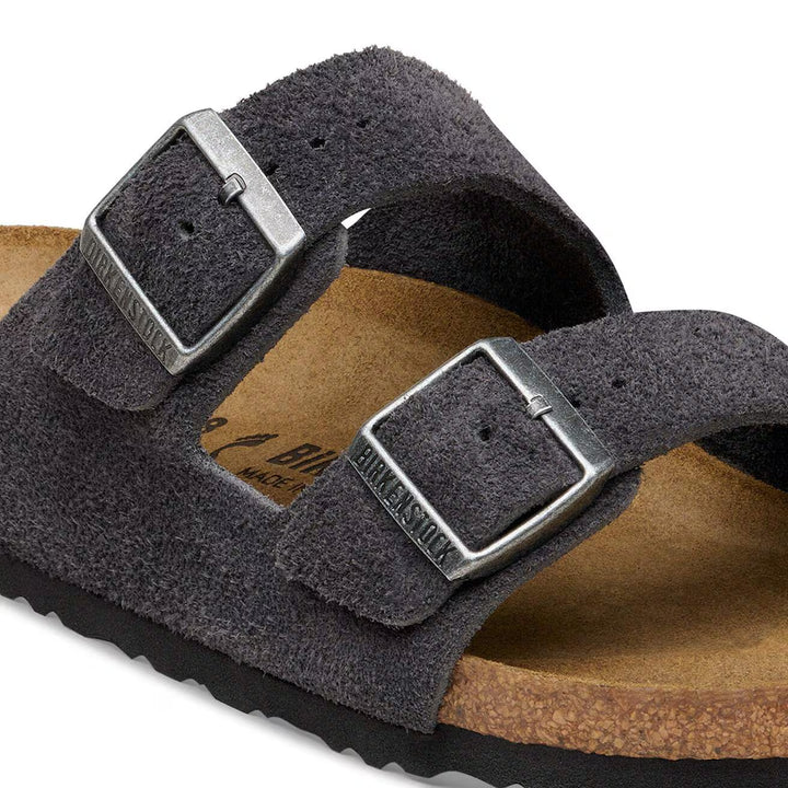 Birkenstock - Arizona - Charcoal Suede Leather