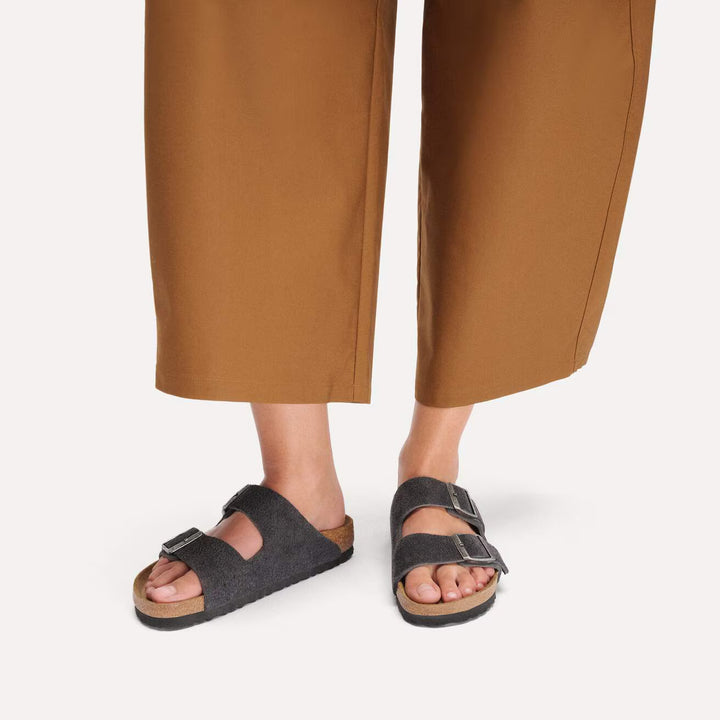 Birkenstock - Arizona - Charcoal Suede Leather