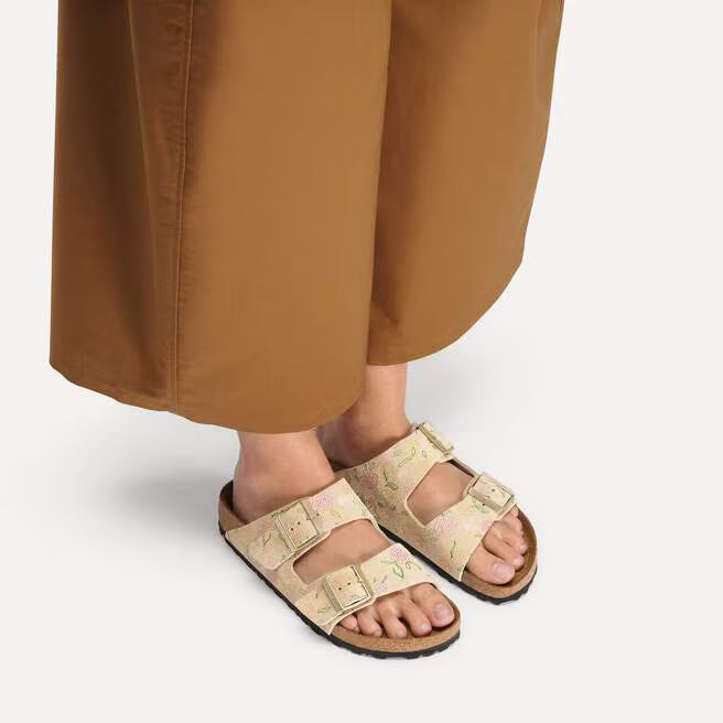Birkenstock - Arizona - Sandcastle Flower Print Suede