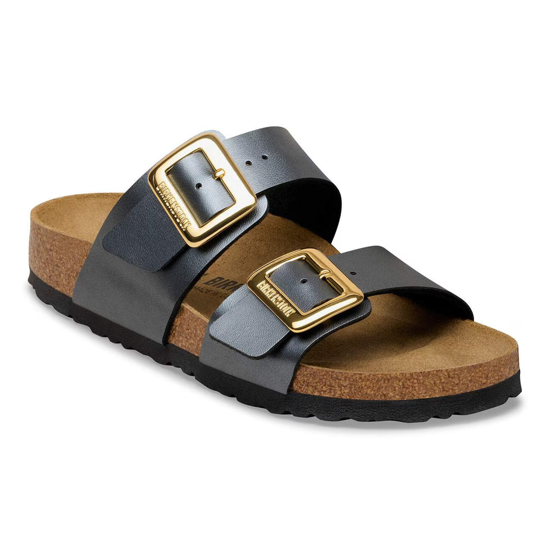 Birkenstock - Sydney Luxe Buckle - Metallic Black Birko-Flor