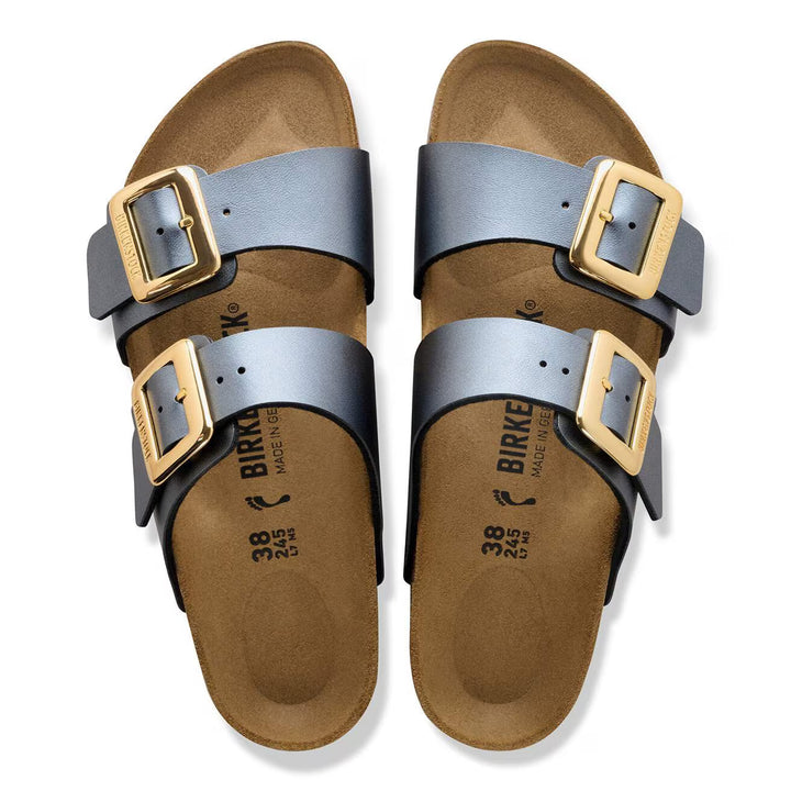 Birkenstock - Sydney Luxe Buckle - Metallic Black Birko-Flor