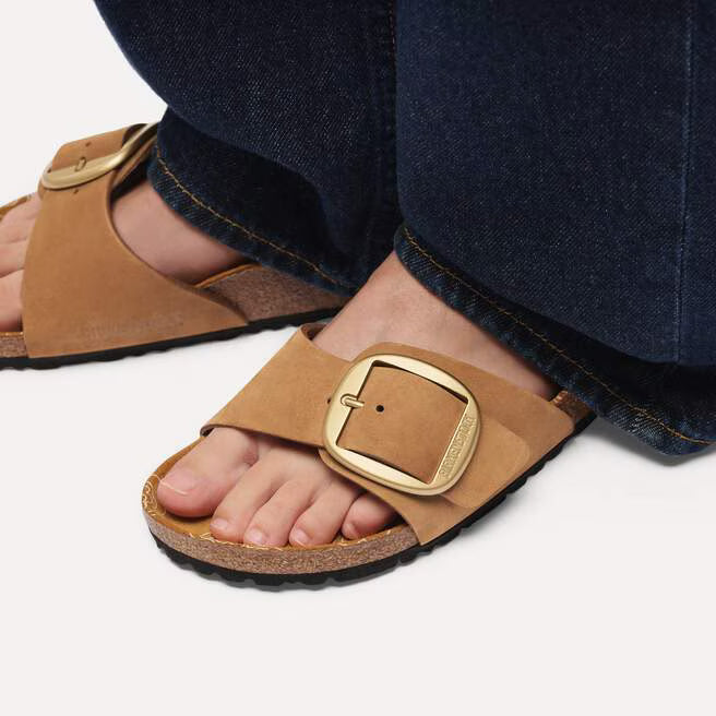 Birkenstock - Madrid Big Buckle - Mink Nubuck Leather