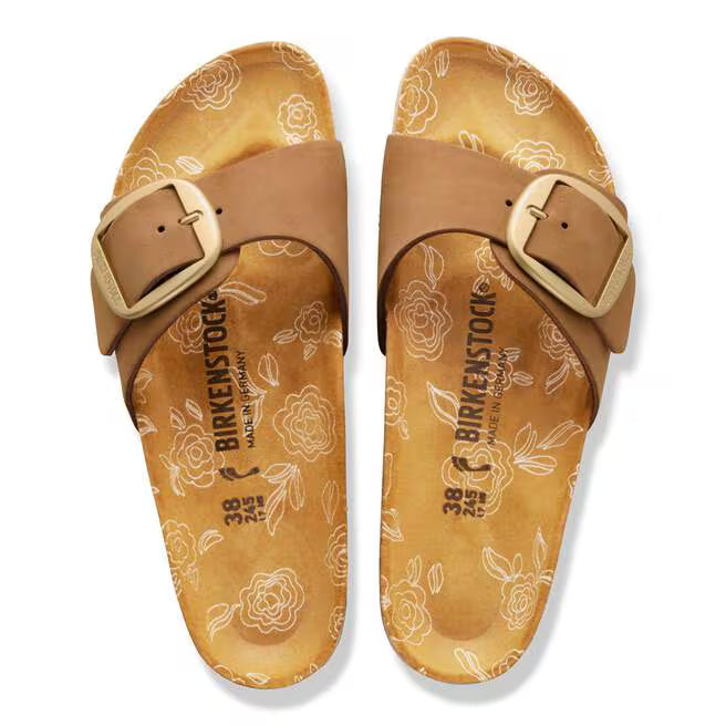 Birkenstock - Madrid Big Buckle - Mink Nubuck Leather