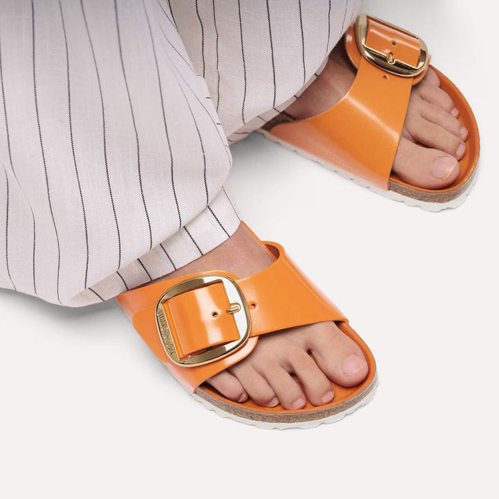 Birkenstock - Madrid Big Buckle - Kurkuma High Shine Leather
