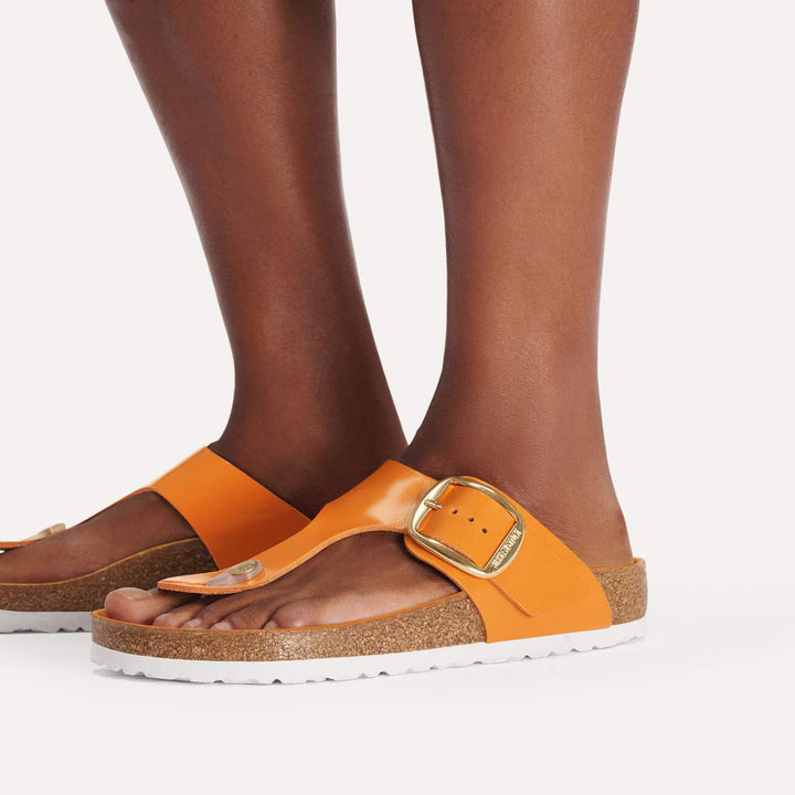 Birkenstock - Gizeh Big Buckle - Kurkuma High Shine Leather