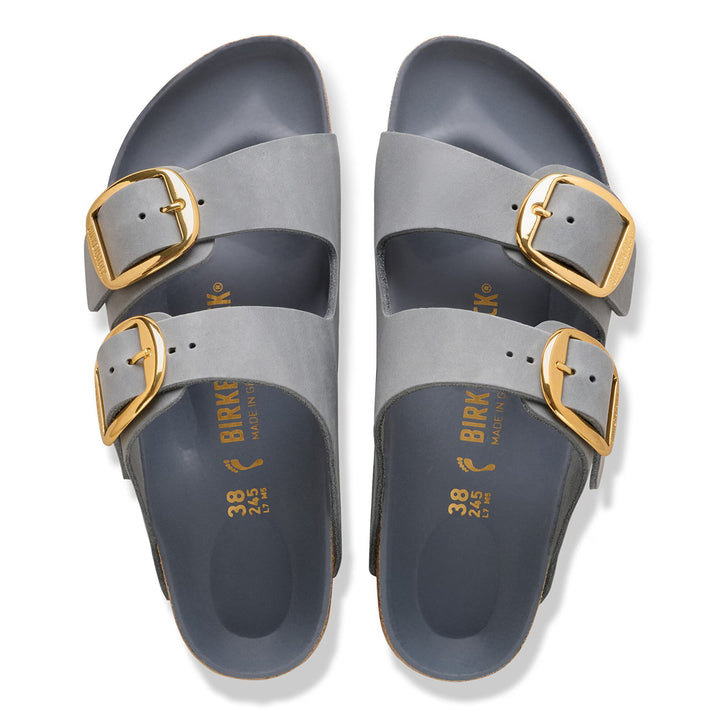 Birkenstock - Arizona Big Buckle - Basalt Gray Leather