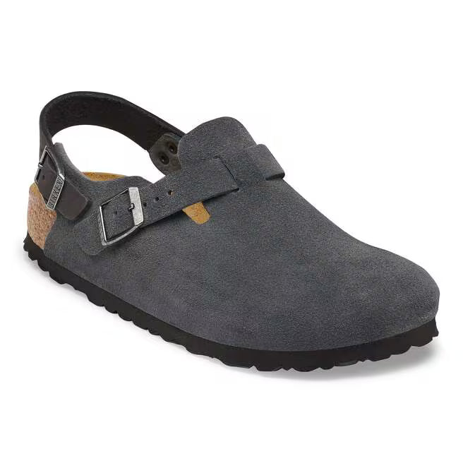 Birkenstock - Tokio - Charcoal Suede Leather