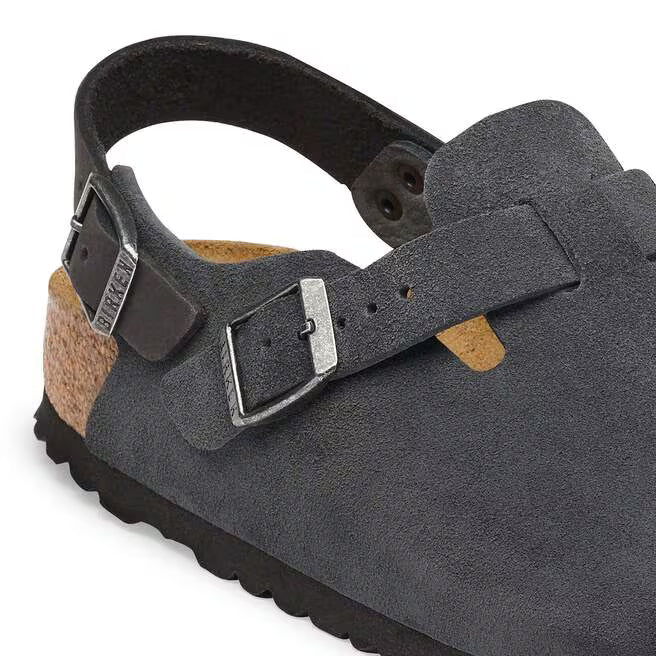 Birkenstock - Tokio - Charcoal Suede Leather