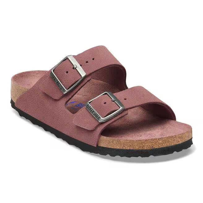 Birkenstock - Arizona Soft - Pepper Suede Leather