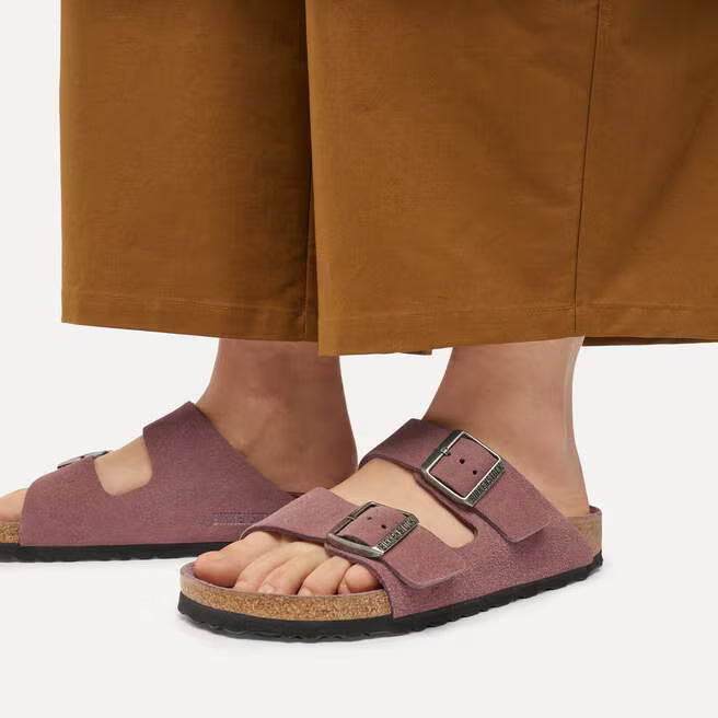 Birkenstock - Arizona Soft - Pepper Suede Leather