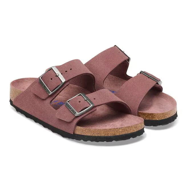 Birkenstock - Arizona Soft - Pepper Suede Leather