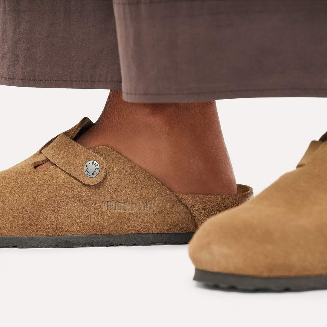 Birkenstock - Boston - Dark Tea Suede