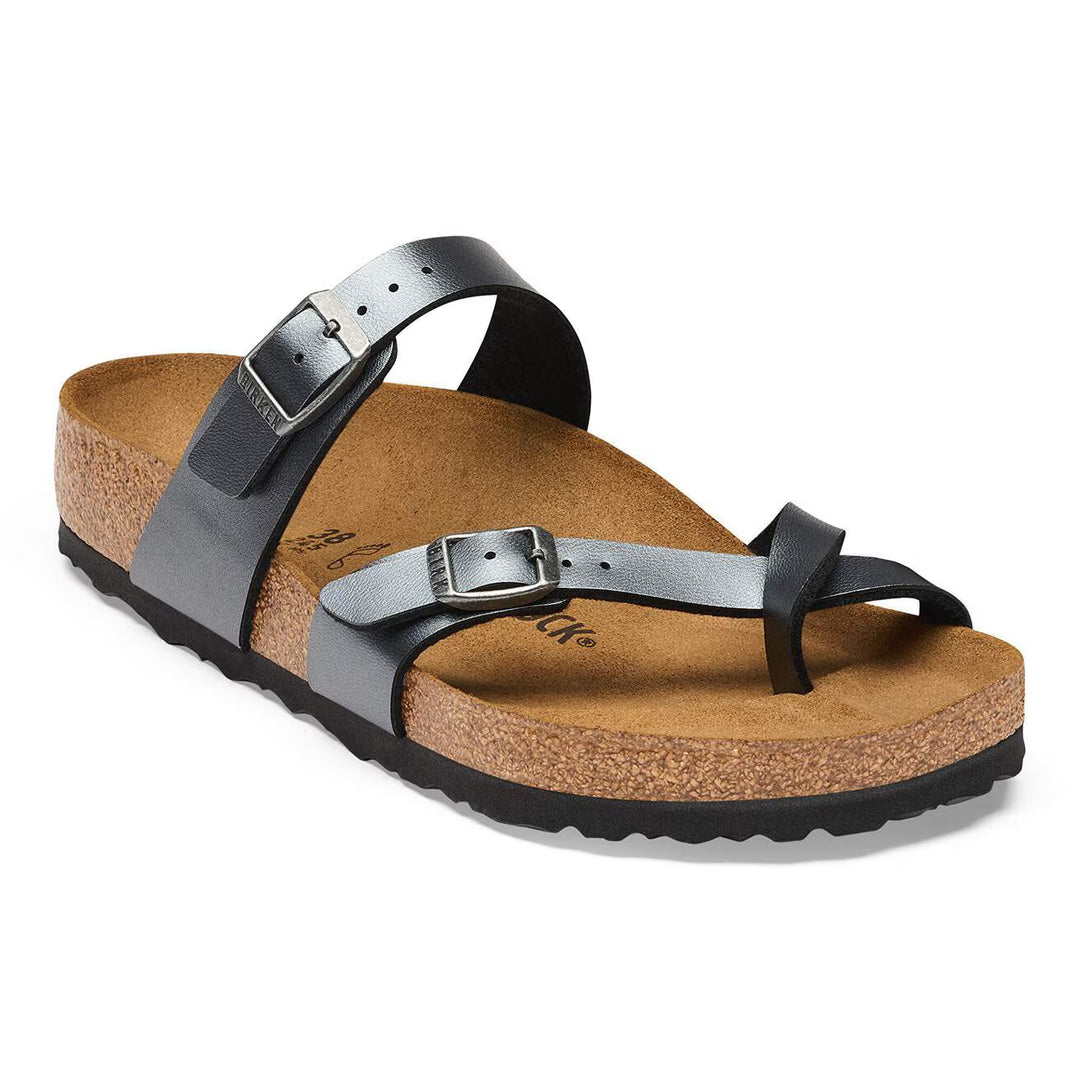 Birkenstock - Mayari - Metallic Black Birko-Flor