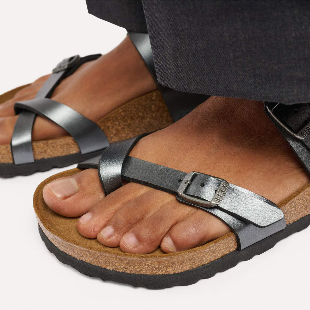 Birkenstock - Mayari - Metallic Black Birko-Flor