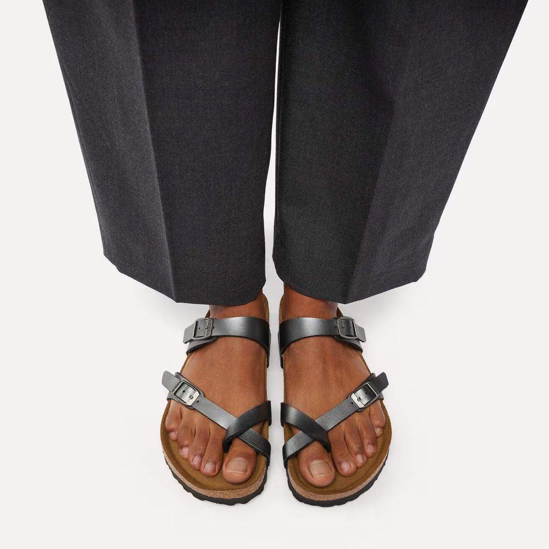 Birkenstock - Mayari - Metallic Black Birko-Flor