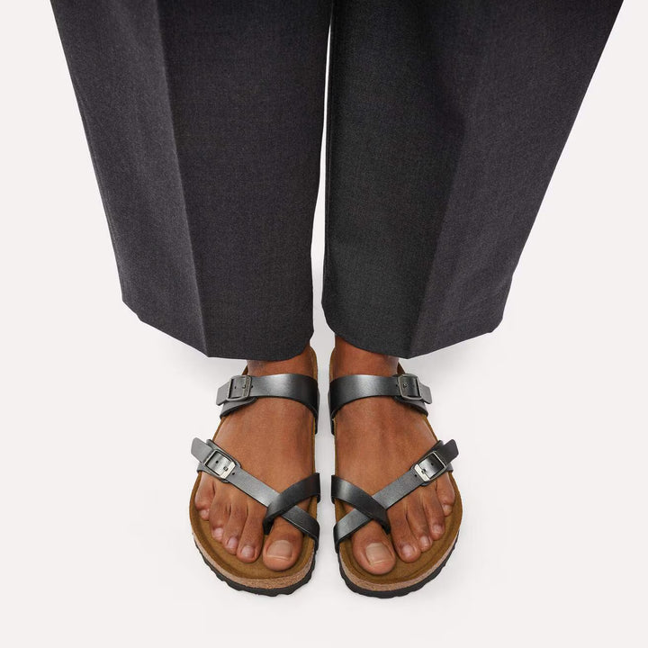 Birkenstock - Mayari - Metallic Black Birko-Flor