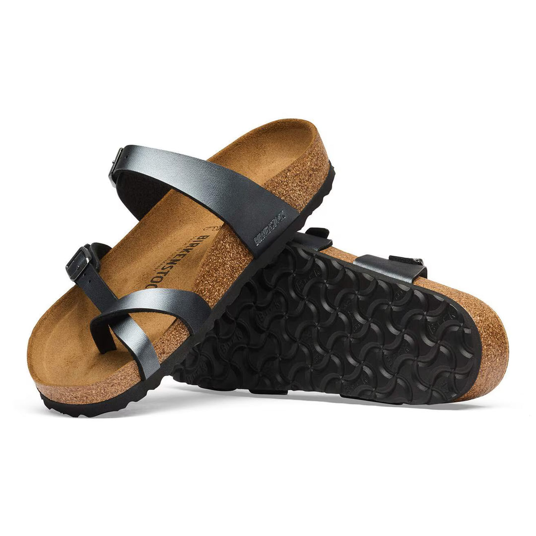 Birkenstock - Mayari - Metallic Black Birko-Flor