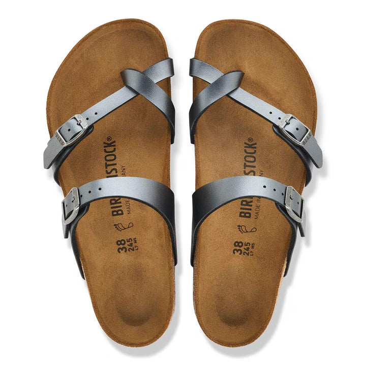 Birkenstock - Mayari - Metallic Black Birko-Flor