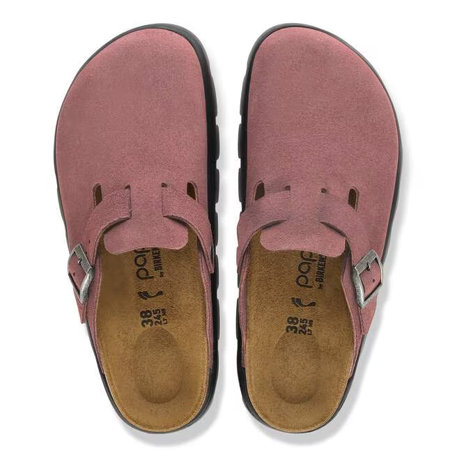 Birkenstock - Boston Chunky - Pepper Suede
