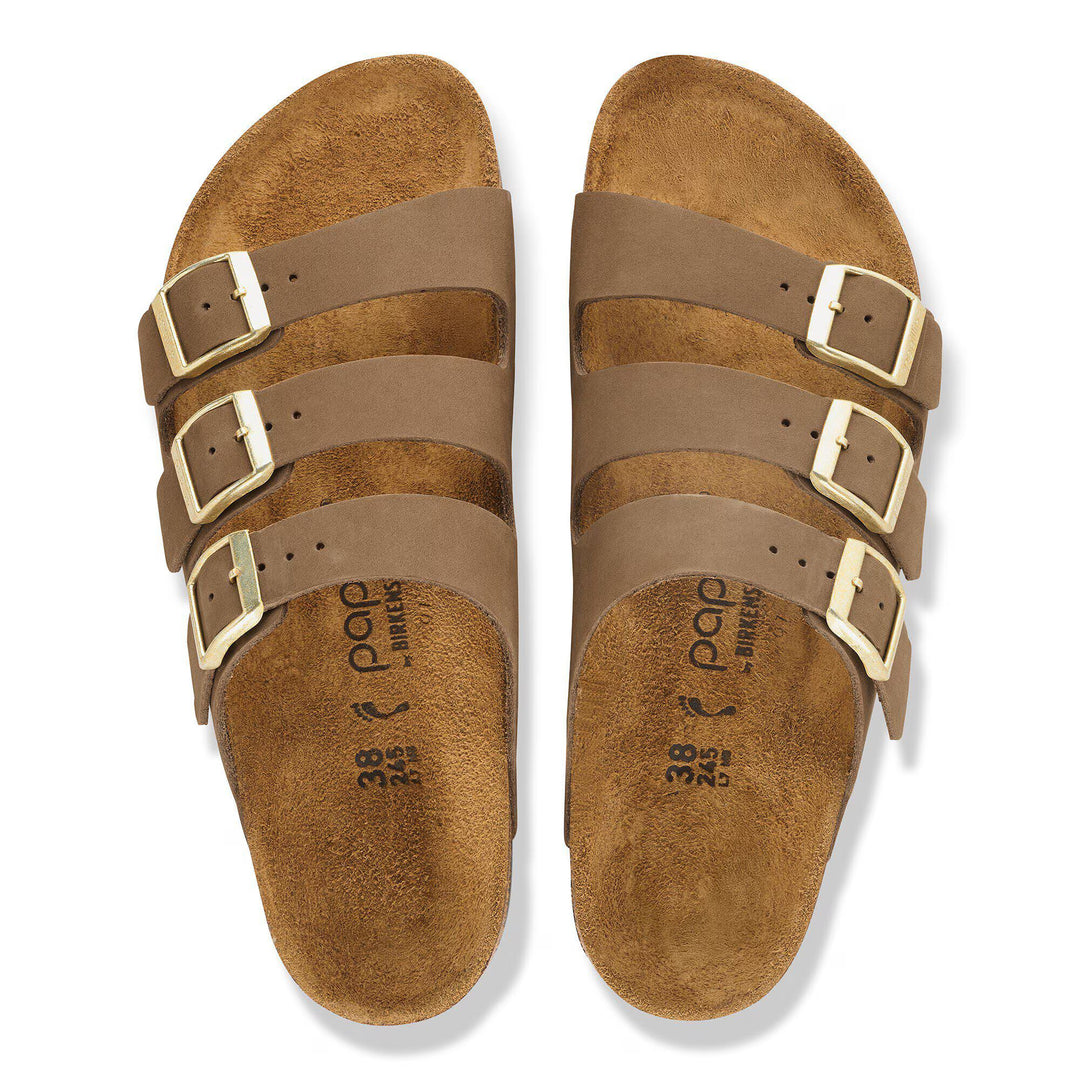 Birkenstock Papillio - Florida Flex Platform - Dark Tea Nubuck