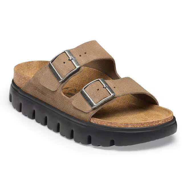 Birkenstock Papillio - Arizona Chunky - Grey Taupe Suede
