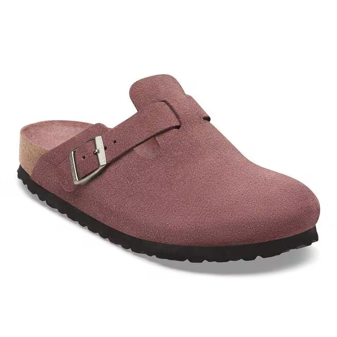Birkenstock - Boston Soft - Pepper Suede