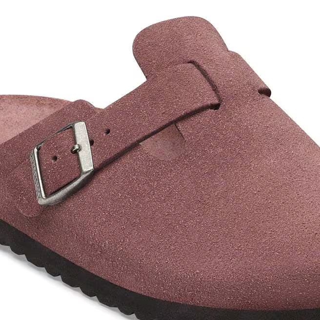 Birkenstock - Boston Soft - Pepper Suede