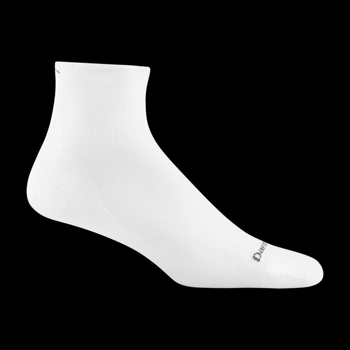 Darn Tough - 1034 Men's Quarter No Cushion Ultra Lightweight Sock - White