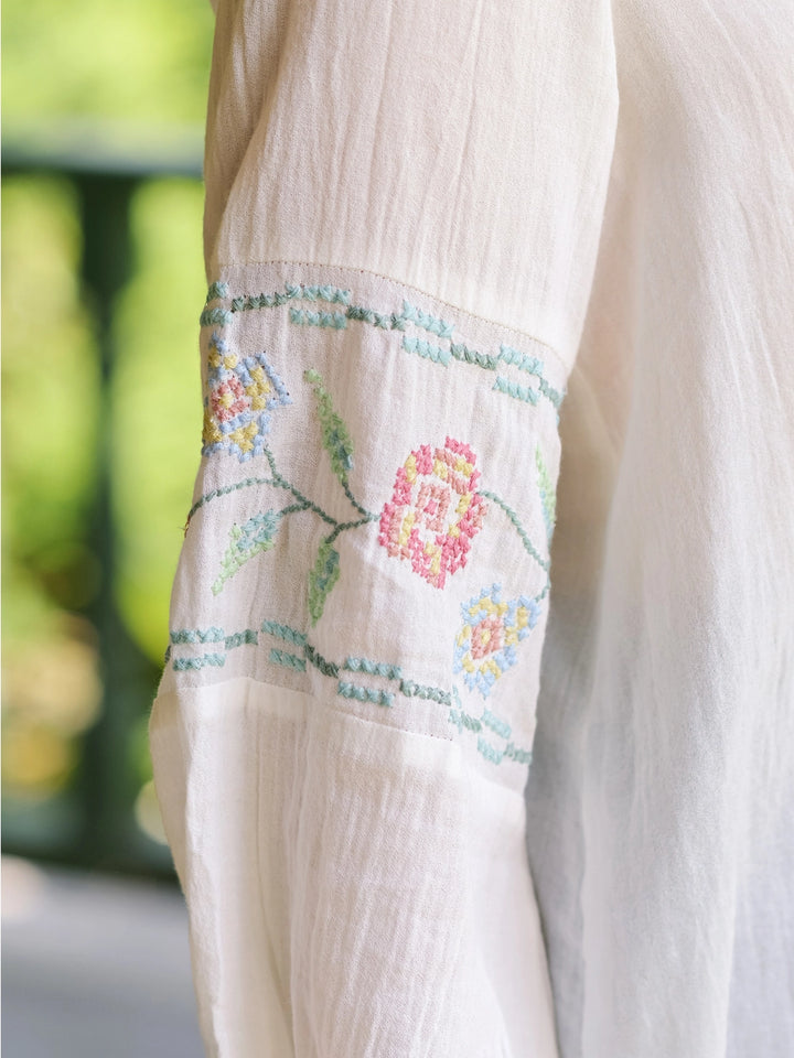 April Cornell - Homestead Blouse - White