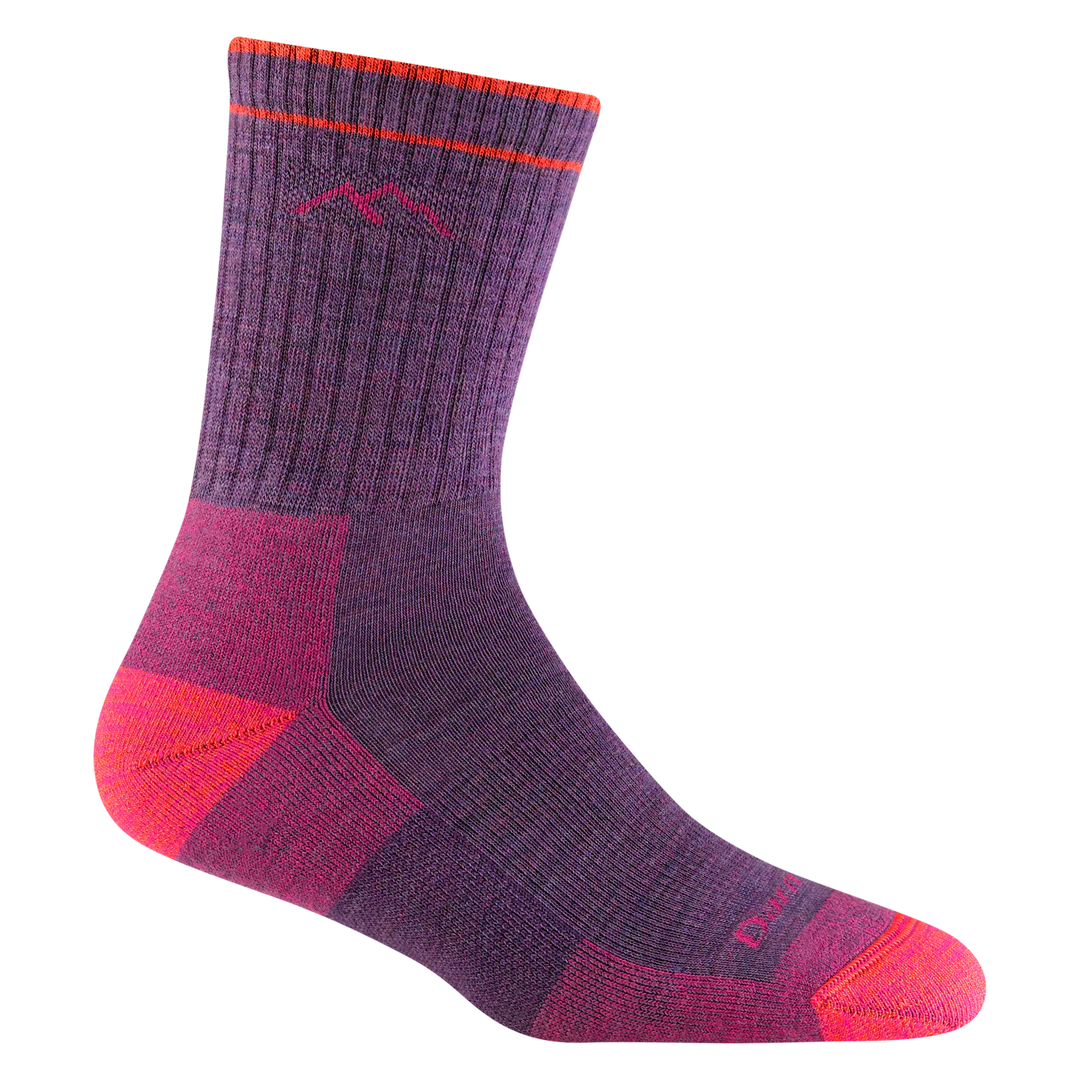 Darn Tough - Women's 1903 Hiker Micro Crew Midweight Hiking Sock - Plum Heather