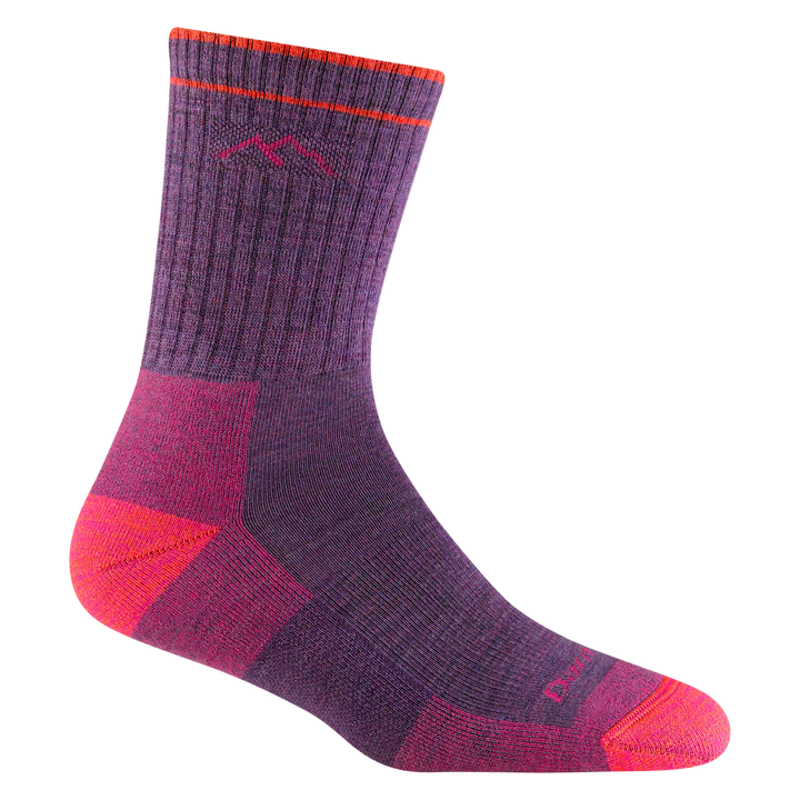 Darn Tough - Women's 1903 Hiker Micro Crew Midweight Hiking Sock - Plum Heather