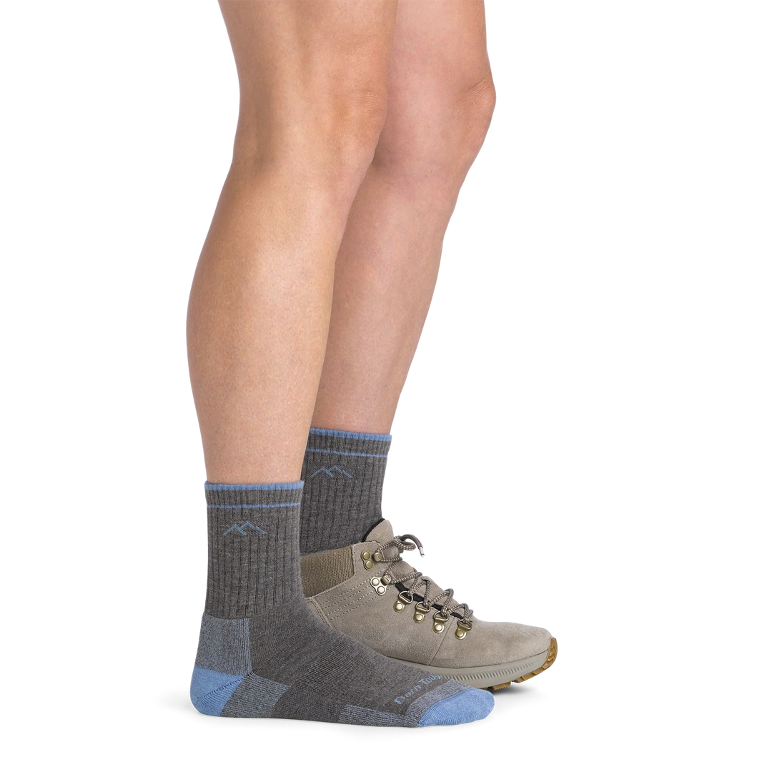 Darn Tough - 1929 Women's Coolmax Hiker Micro Crew Midweight Hiking Socks - Gray