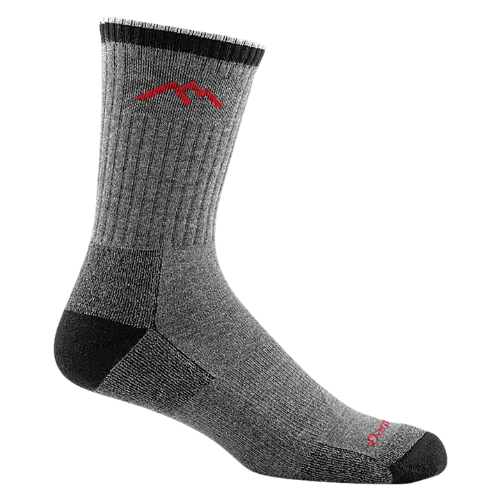 Darn Tough - 1931 Men's Coolmax Hiker Micro Crew Midweight Hiking Socks - Gray/Black