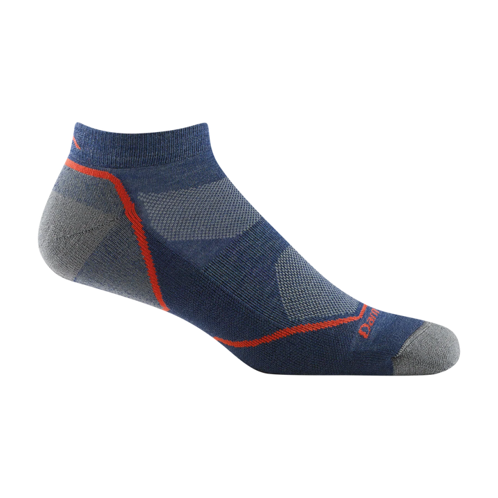 Darn Tough - 1990 Men's No-Show Lightweight Hiking Socks - Denim