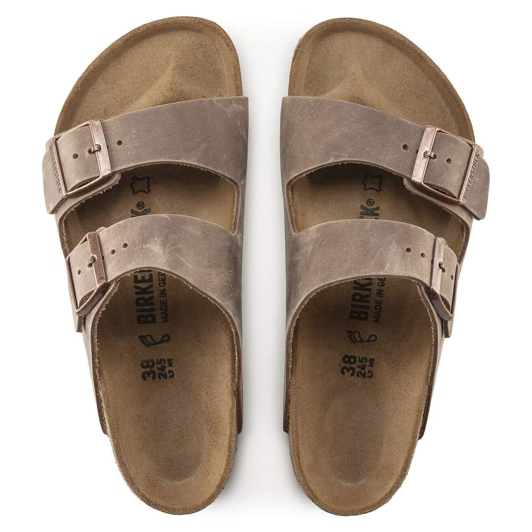 Birkenstock - Arizona - Tobacco Brown Oiled Leather