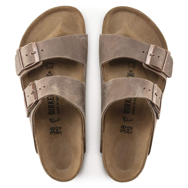 Birkenstock - Arizona - Tobacco Brown Oiled Leather