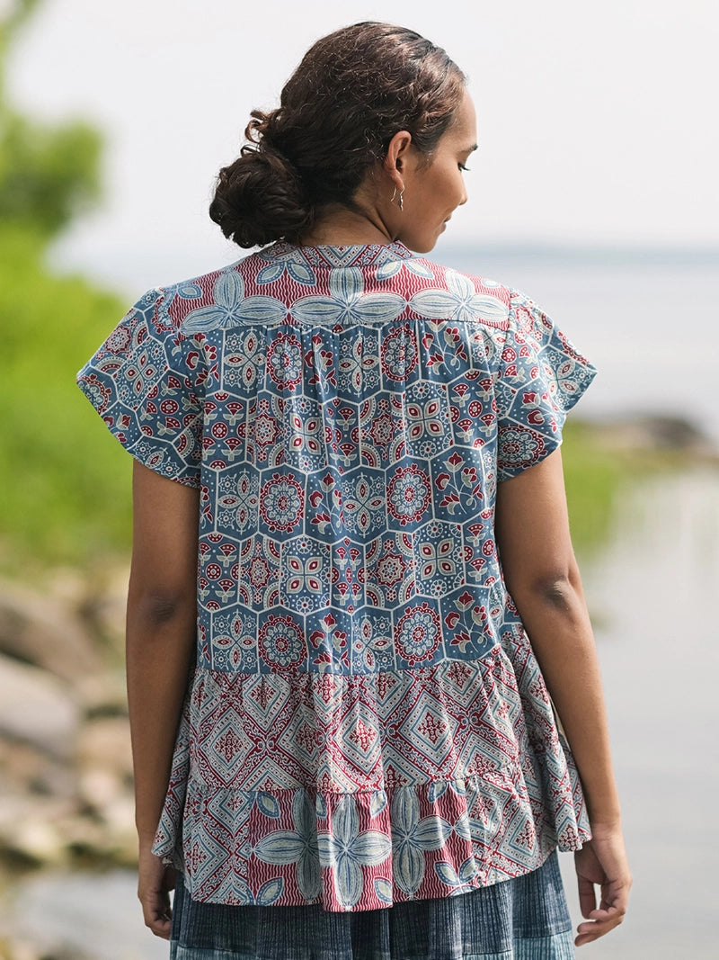 April Cornell - Ancient Craft Blouse - Indigo