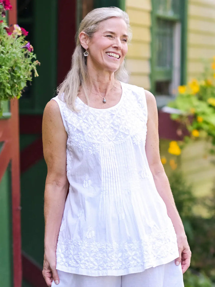 April Cornell - Jasmine Blouse - White