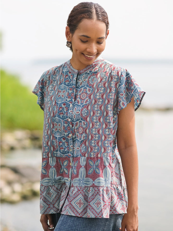 April Cornell - Ancient Craft Blouse - Indigo