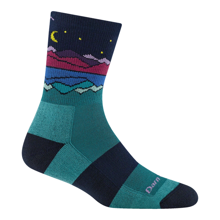 Darn Tough - 5025 Women's Mirror Lake Micro Crew Midweight Hiking Socks - Teal