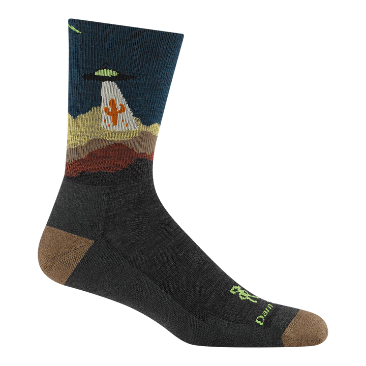 Darn Tough - 5051 Men's Micro Crew Spaced Out Lightweight Hiking Sock - Charcoal