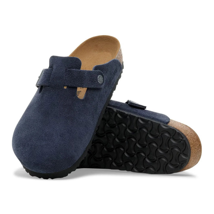 Birkenstock - Boston - New Navy Suede Leather