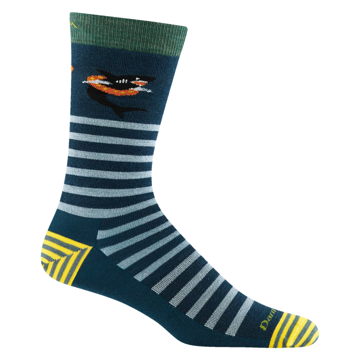 Darn Tough - 6066 Animal Haus Men's Crew Lightweight - Dark Teal