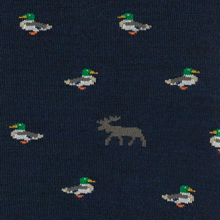 Darn Tough - 6094 Men'sDuck Duck Moose Crew Lightweight Lifestyle Sock - Eclipse