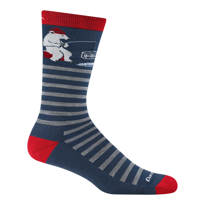Darn Tough - 6096 Men's Wildlife Lifestyle Lightweight Crew Sock - Polar Bear Lake