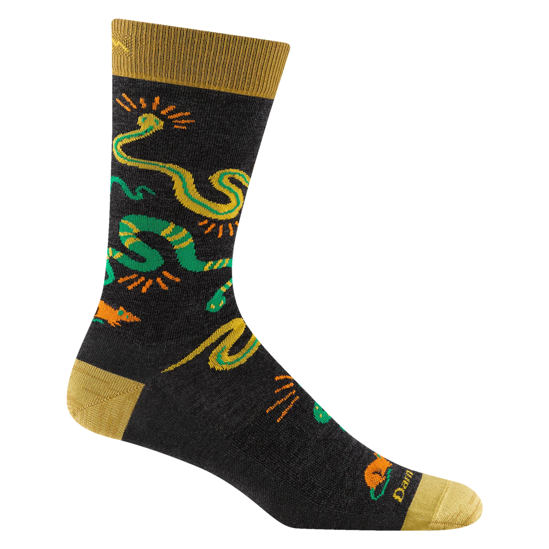 Darn Tough - 6119 Men's Field Guide Crew Lightweight Lifestyle Sock - Charcoal
